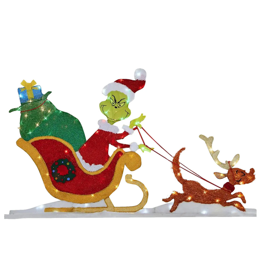 Grinch Julepynt - Glade Have Lyskæder til Højtiden