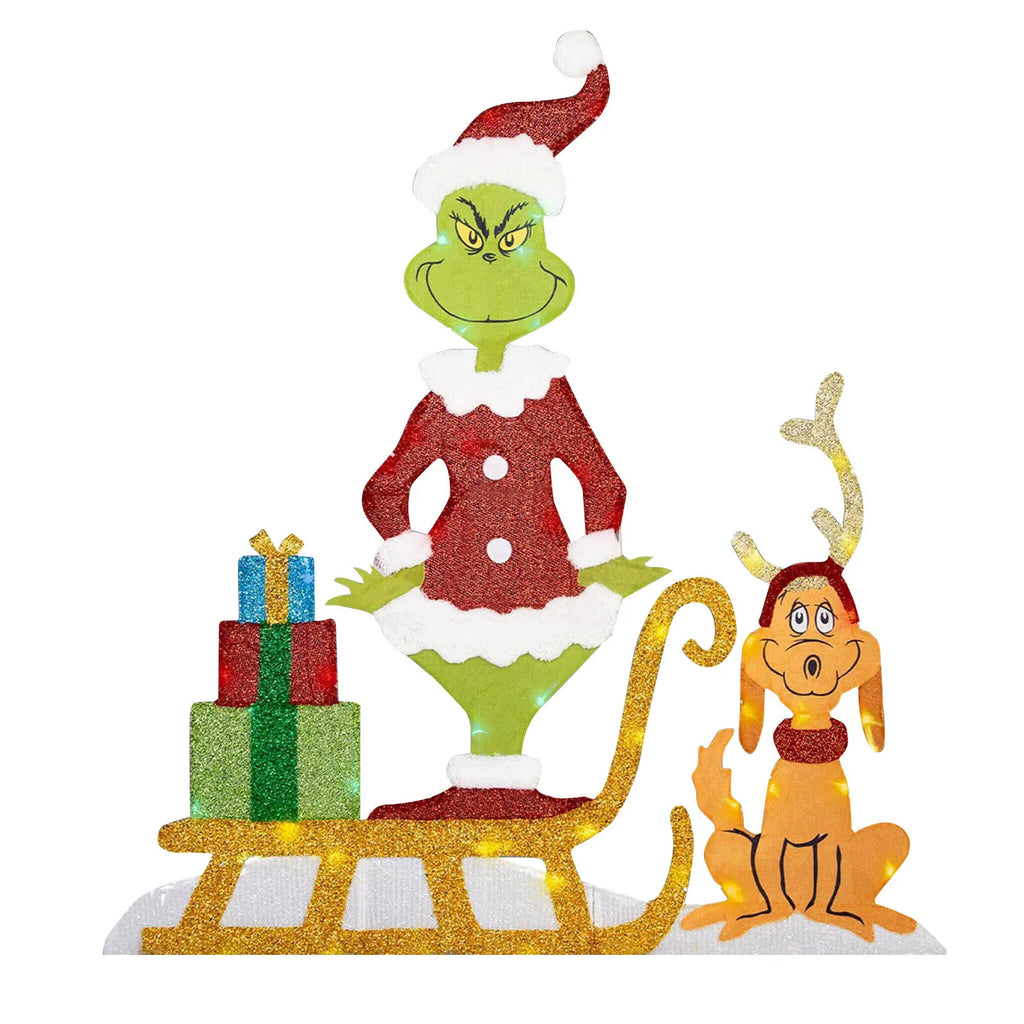 Grinch Julepynt - Glade Have Lyskæder til Højtiden
