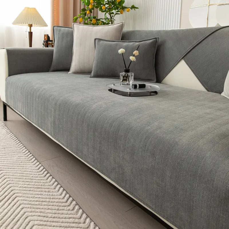 Skridsikker sofaovertræk for sikker, afslappet komfort