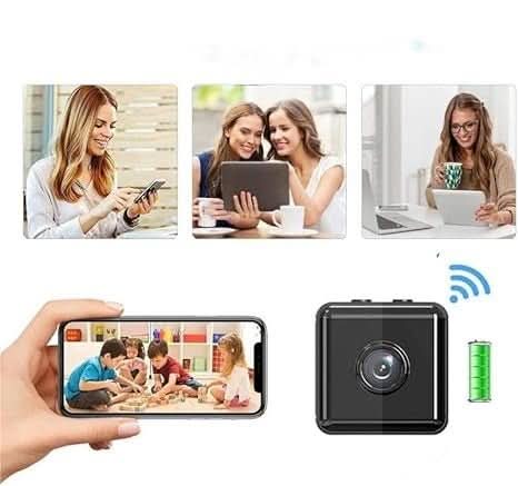 1080P Mini sikkerhedskamera med bevægelsesdetektion og appkontrol