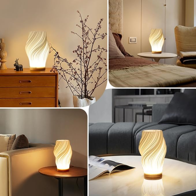 Serene Wave Dæmpbar Lampe – Skab den Perfekte Atmosfære i Dit Interiør