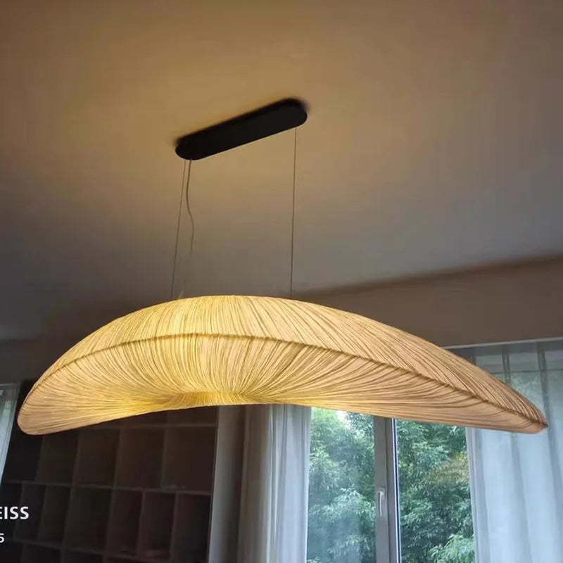 Aurelia Hvid LED Pendel Lys Sejlstof Kranse | Petprovac