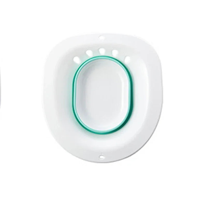 Sammenklappeligt bidet-badekar - Komfortabelt siddebade for gravide kvinder, ældre mennesker, fødselspatienter og toiletmedicinskylleudstyr