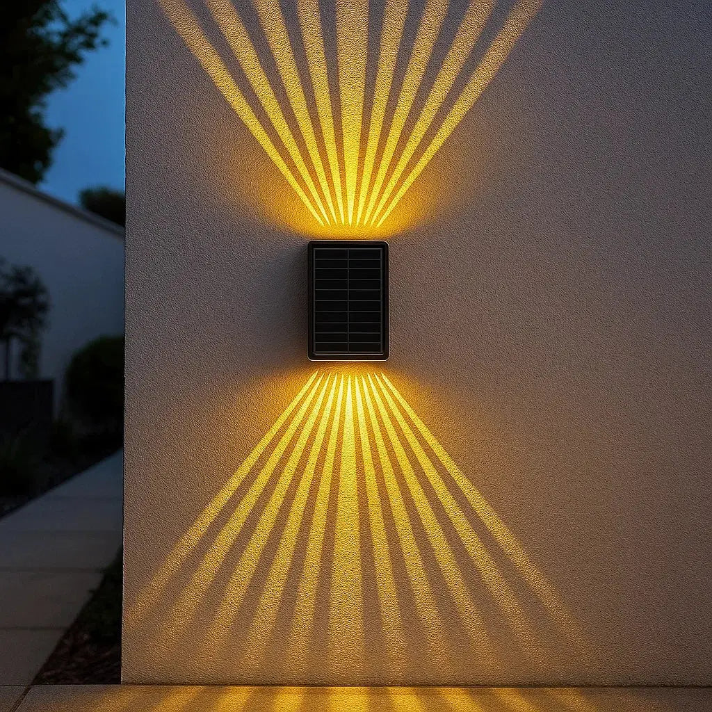 Solarlys med farvespil – Til stilfulde aftener i haven