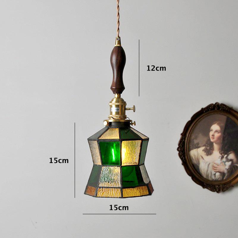 Mirella Vintage Glaspendelampe Med LED Pære