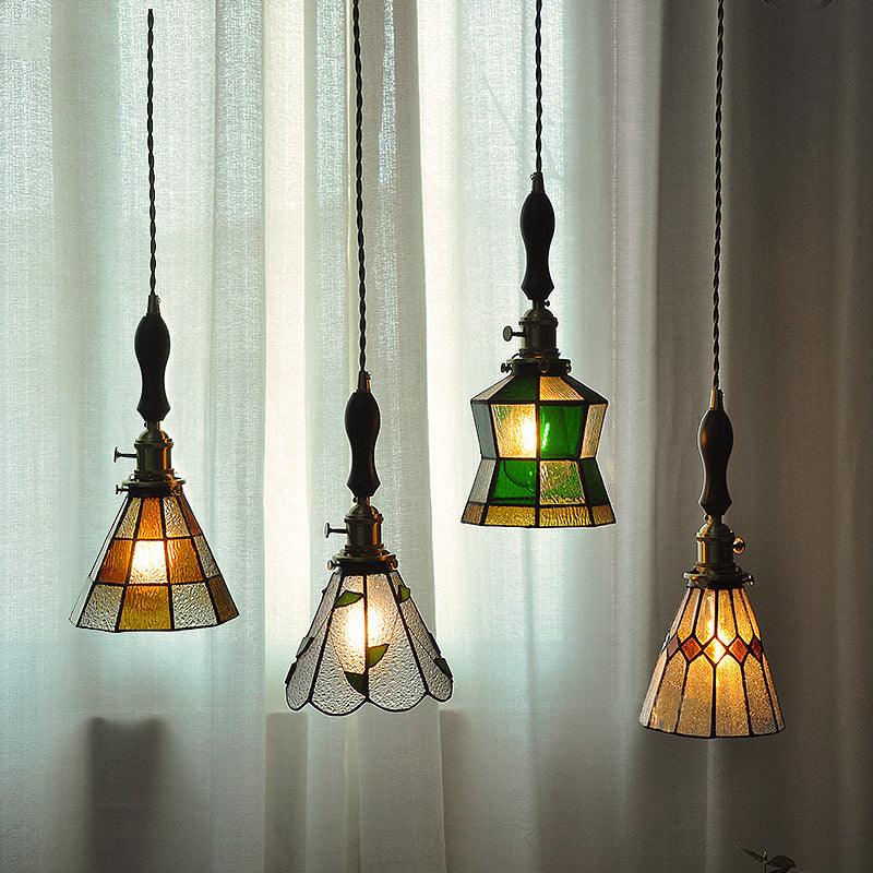 Mirella Vintage Glaspendelampe Med LED Pære