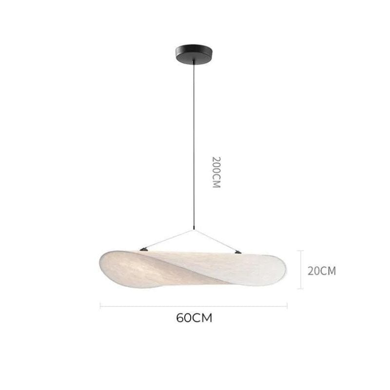 Nordic Glow Lyra Premium LED Krystal Lysekrone Med Silke Blade