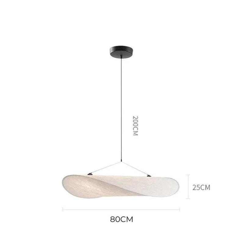 Nordic Glow Lyra Premium LED Krystal Lysekrone Med Silke Blade