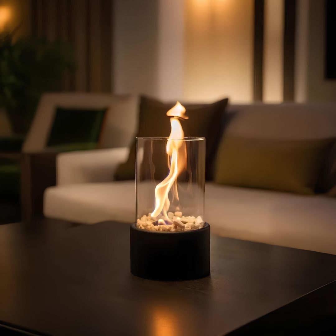 Lumora Classic Olie Lampe Med Åben Flamme Til Stuer