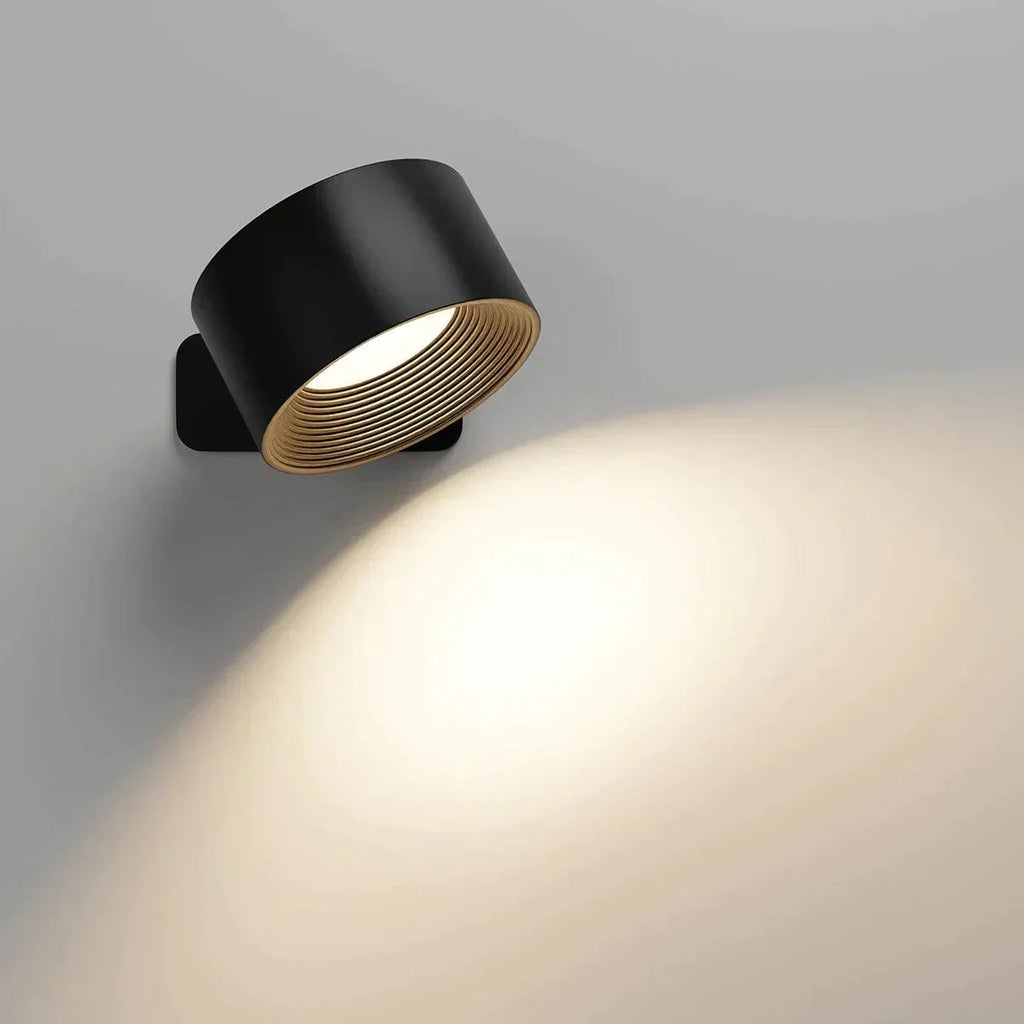 Trådløs Væglampe – 360° Justerbar og Genopladelig LED-belysning (USB)