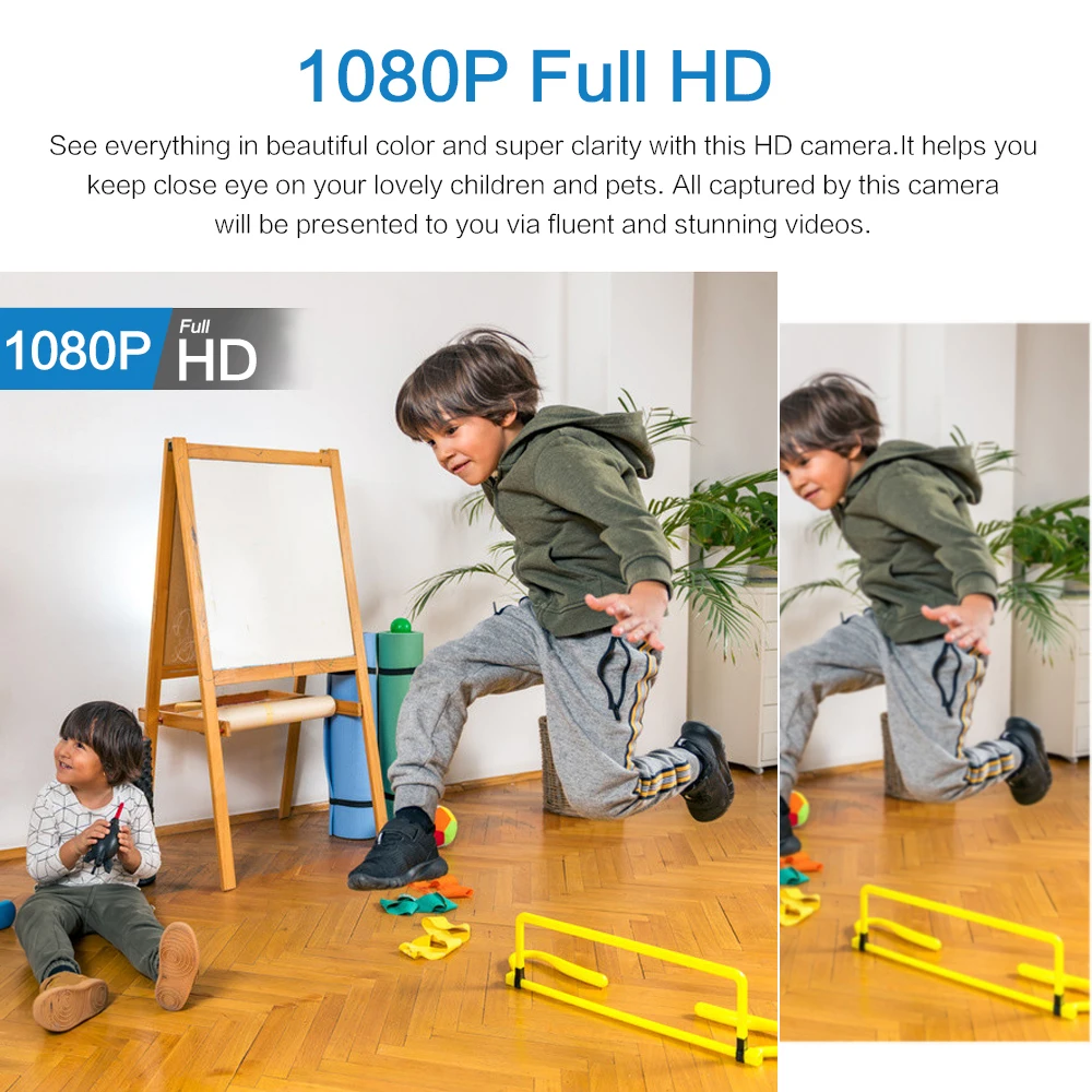 AstraGuard Mini Vandtæt Kamera Med Nattesyn 1080P IP WiFi | Petprovac