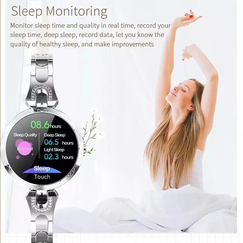 LumaFit Pulsewatch Vandtæt Fitness Smartwatch Til Kvinder