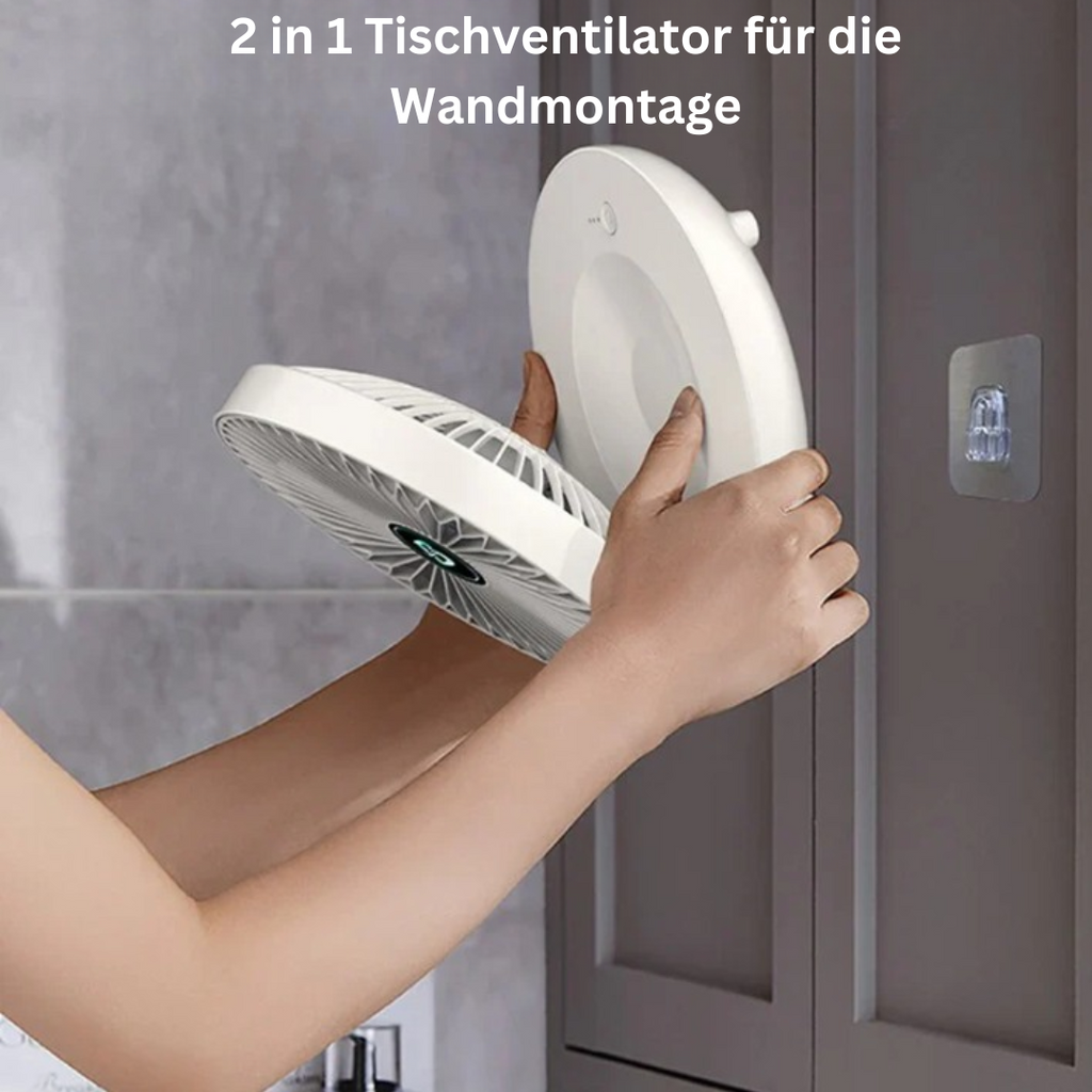 WallBreeze USB Personlig Køleblæser Til Hjemmet Og Kontoret Hviskende Stille