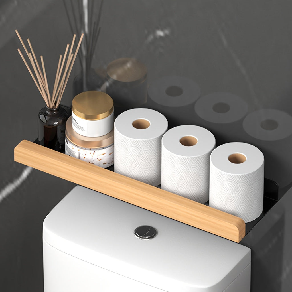 Stilfuld Væghylde Toiletpapirholder – Perfekt til Badeværelsesorganisation