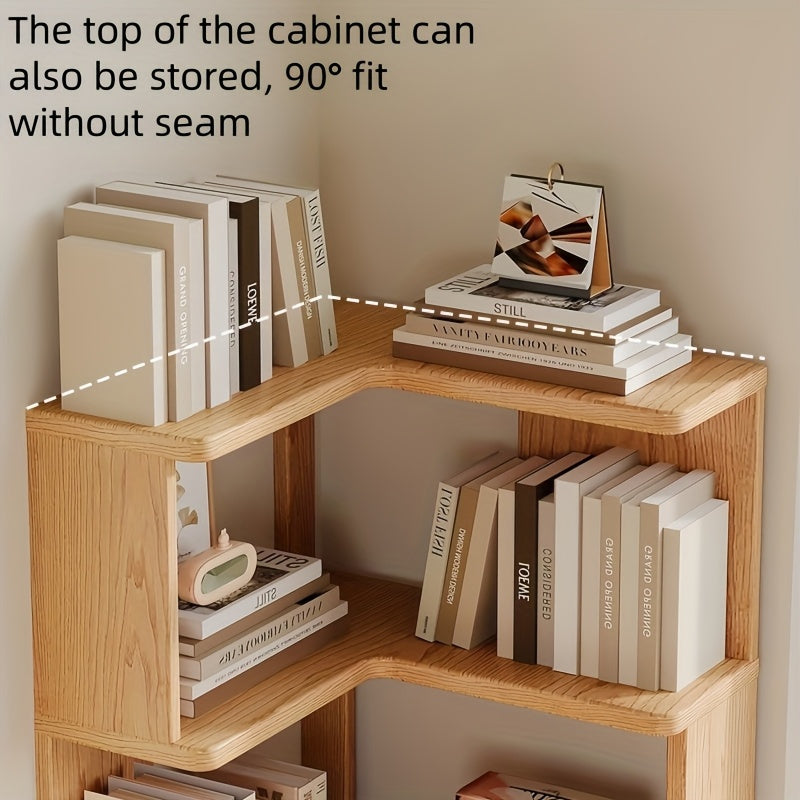 CornerWood Solid Wood Corner Cabinet – Kompakt og Praktisk