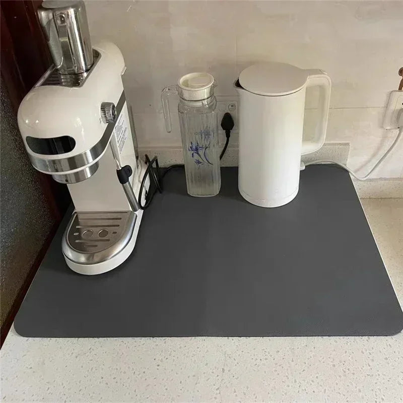 Afdrypningsmåtte til vask | Kaffemaskine underlag | Anti-skid matte til køkken | ReinFlade