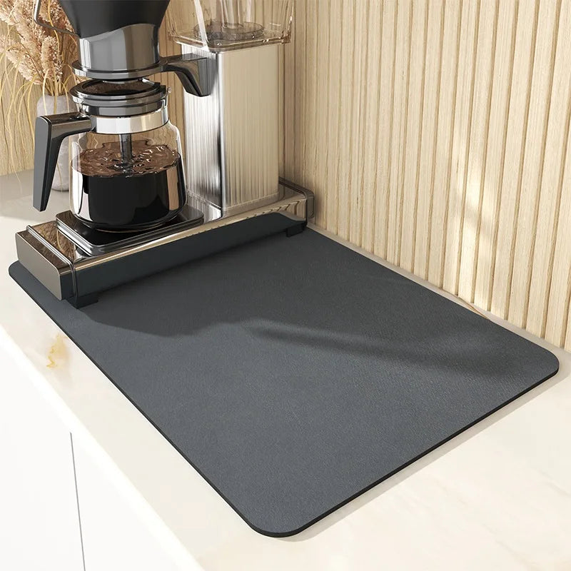 Afdrypningsmåtte til vask | Kaffemaskine underlag | Anti-skid matte til køkken | ReinFlade