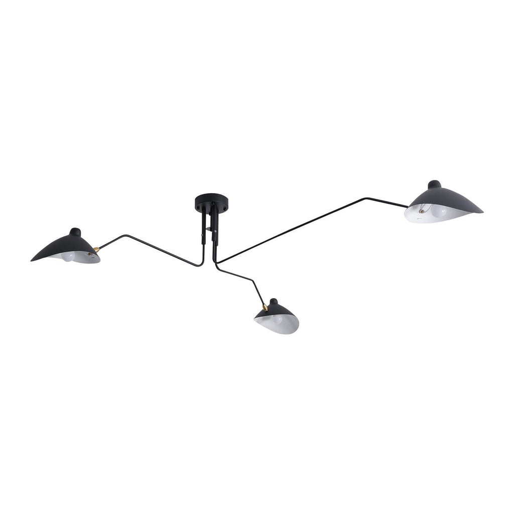 Serge Mouille Justerbar Loftlampe - Multi-Arm Design