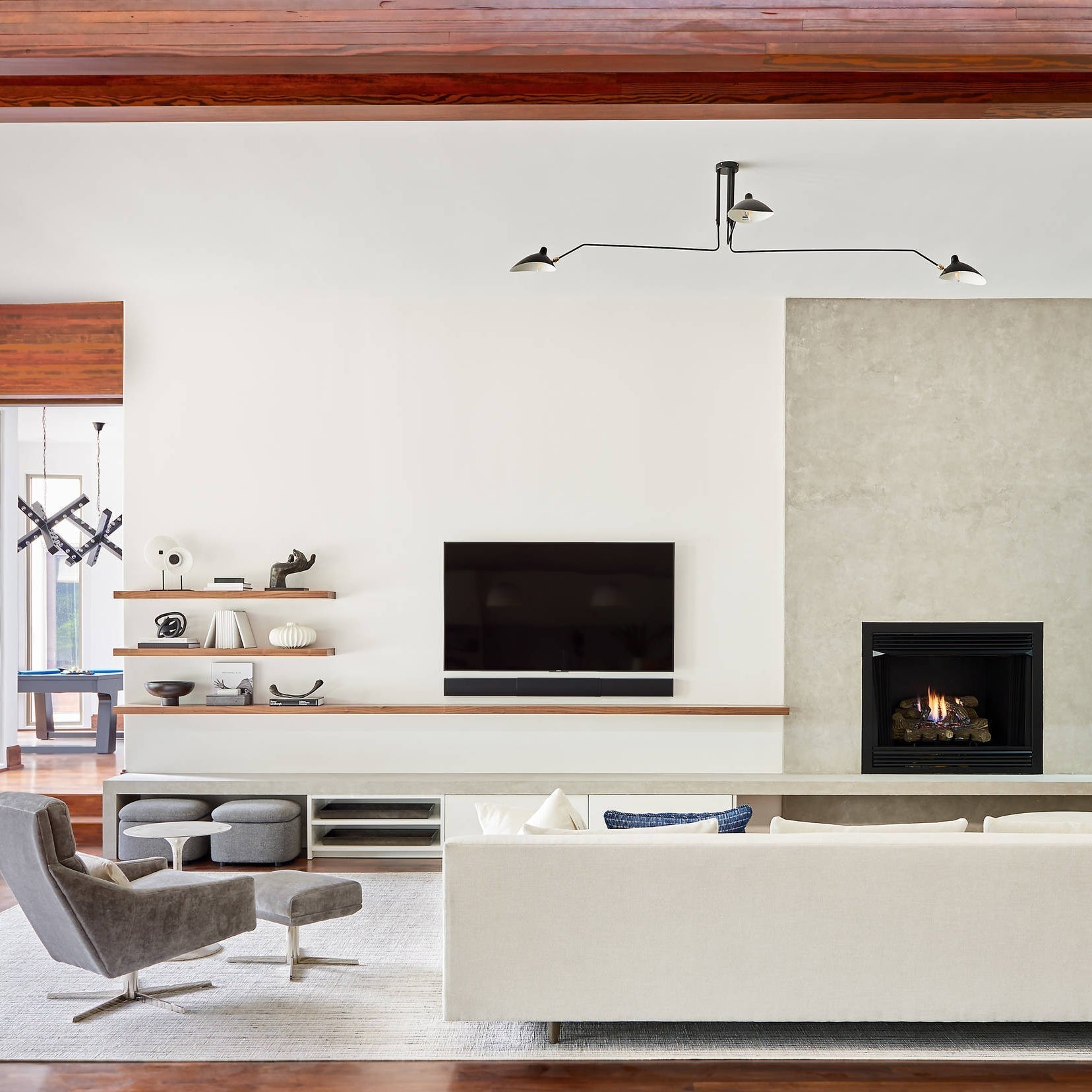 Serge Mouille Justerbar Loftlampe - Multi-Arm Design