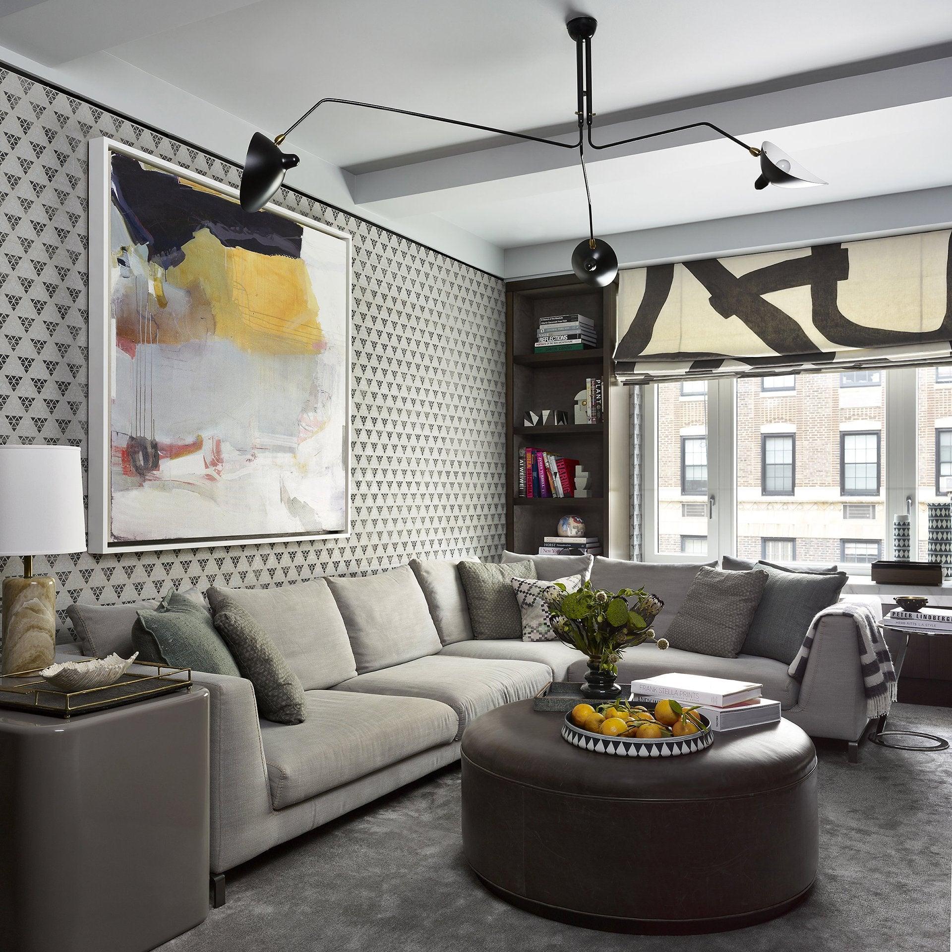 Serge Mouille Justerbar Loftlampe - Multi-Arm Design