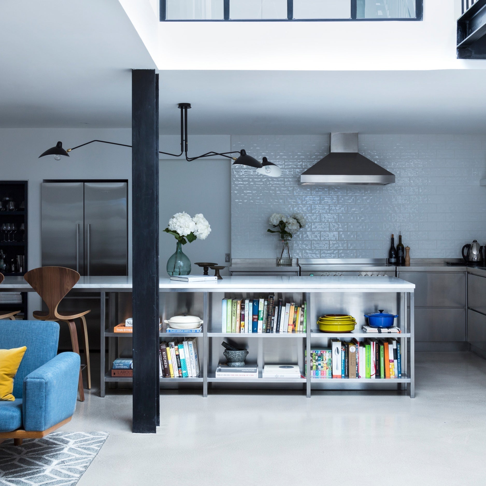 Serge Mouille Justerbar Loftlampe - Multi-Arm Design