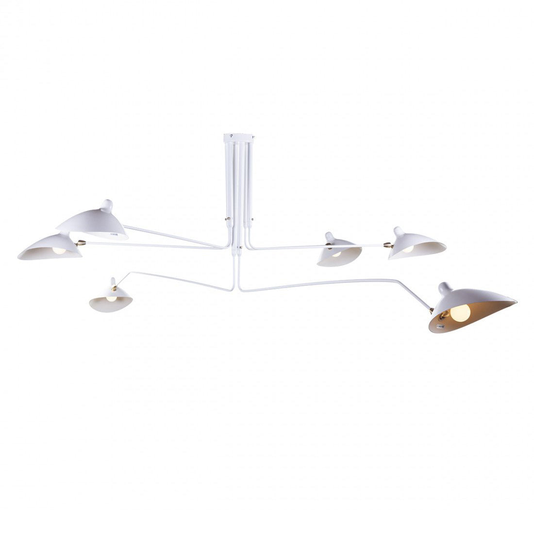 Serge Mouille Justerbar Loftlampe - Multi-Arm Design