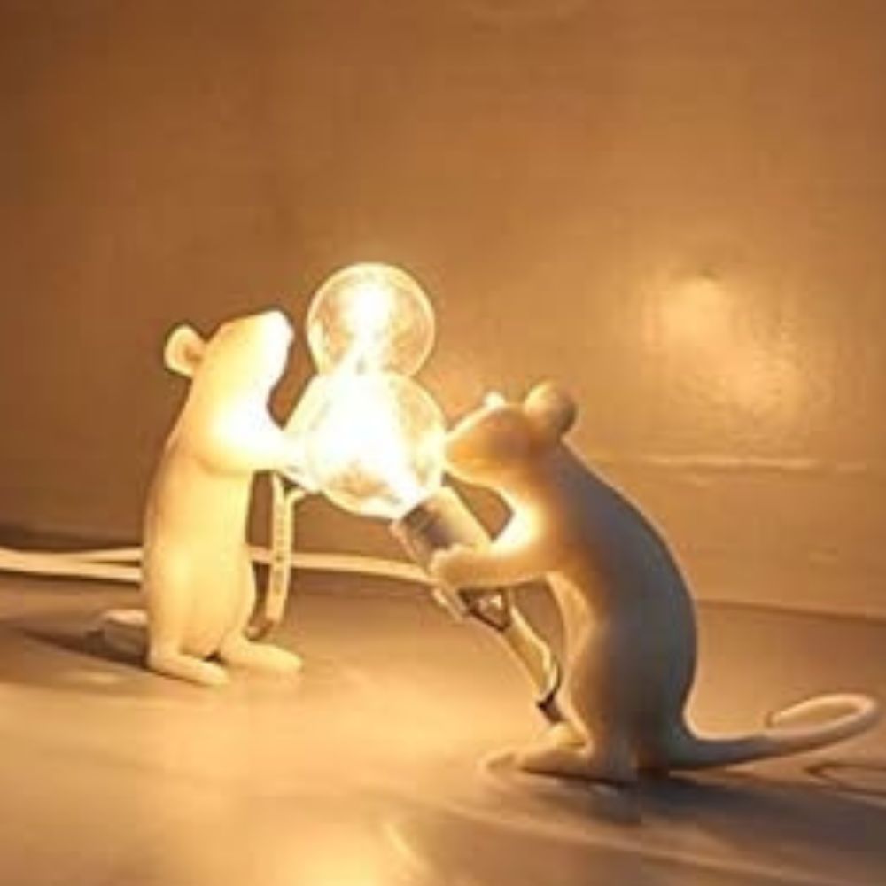 Kunstnerisk Harlekin Mus Lampe