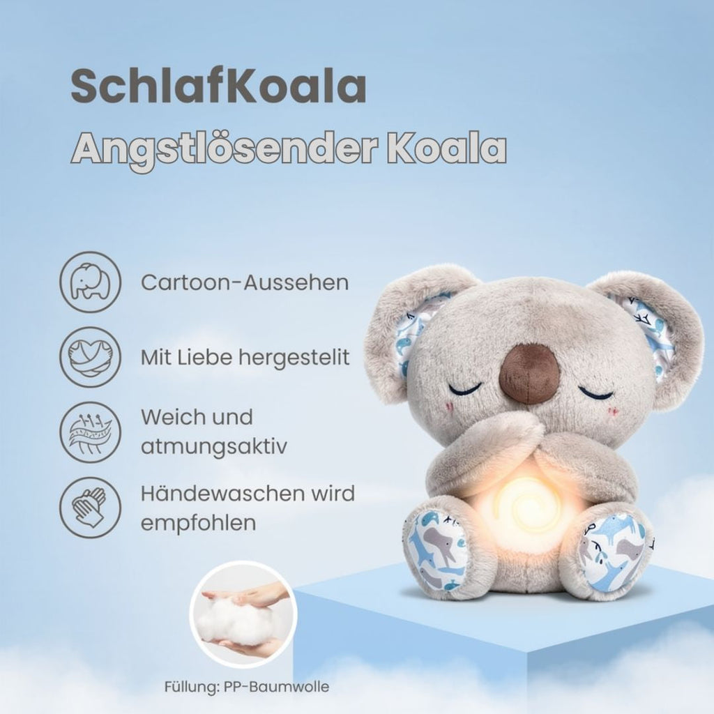 Åndende Krammedyr | Koala Plüschtier til Afslapning & Søvnassistance | SøvnKoala