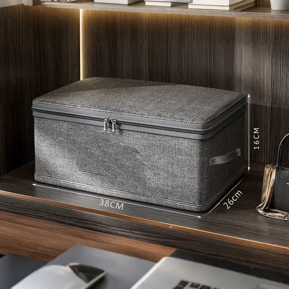 Opbevaringsboks med stoflåg | Sammenfoldelig & kompakt | Faltiva