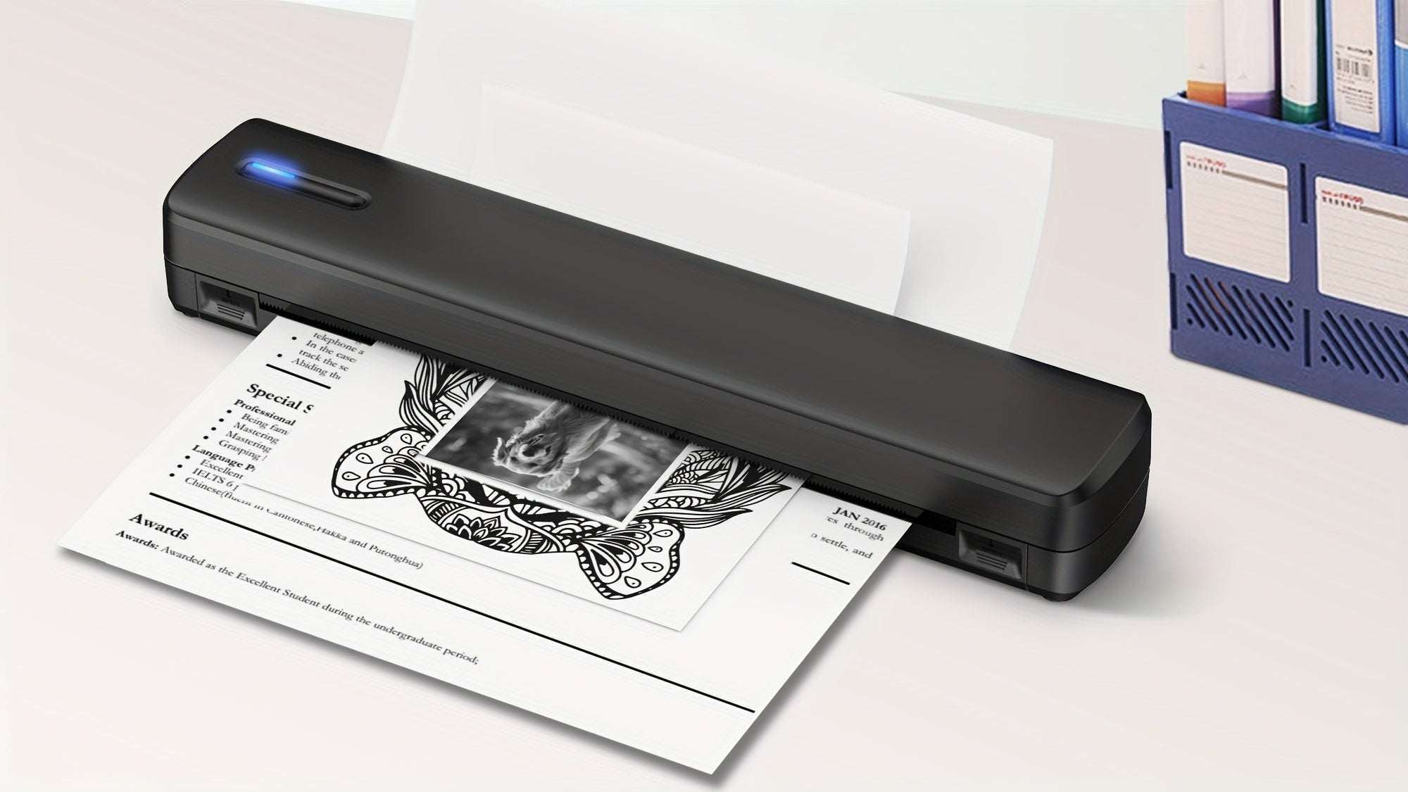 MiniThermo Trådløs Printer – Kompakt Printbekvemmelighed til På-farten
