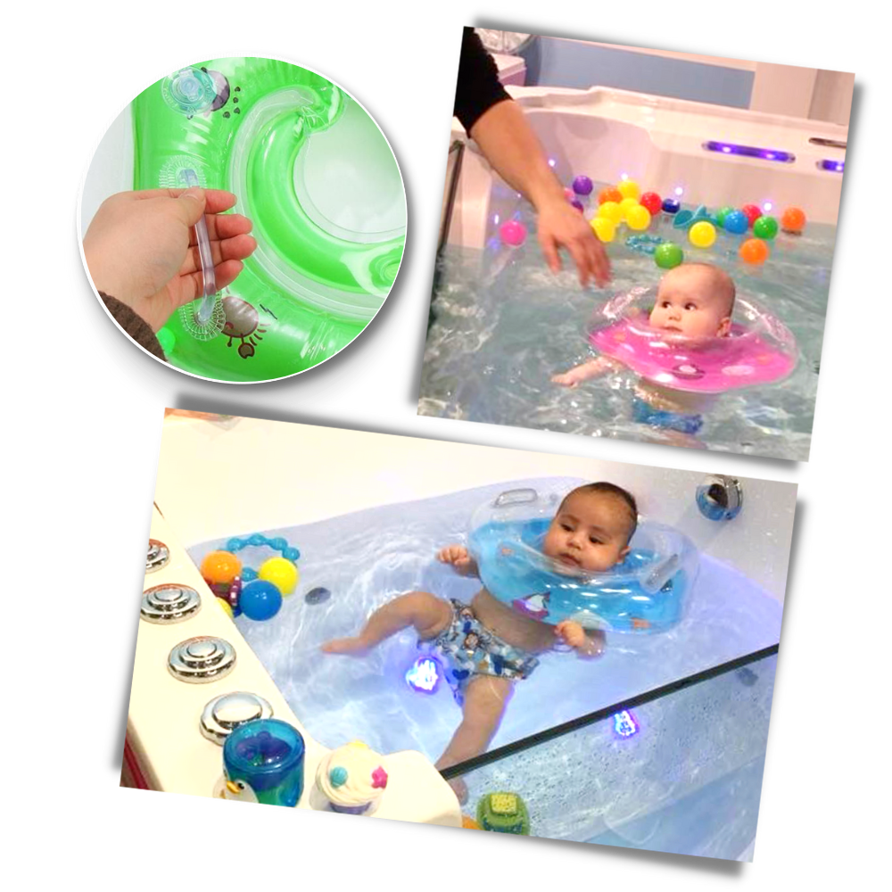 Baby Nakke Flyder med Dobbelt Luftkamre og Sikker Håndtag Design