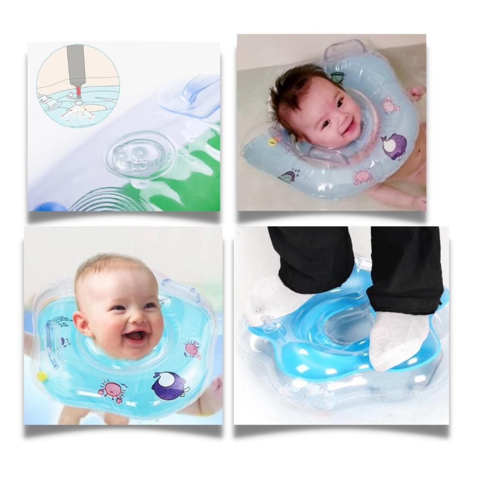 Baby Nakke Flyder med Dobbelt Luftkamre og Sikker Håndtag Design