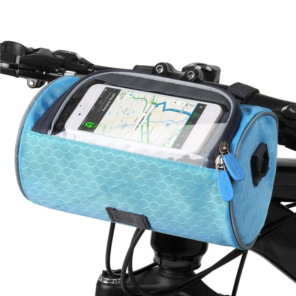 Praktisk Cykelstyrtaske med Smartphone Holder og Vandafvisende Materiale