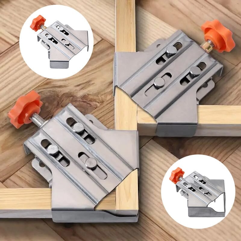 Vinkelklemme & Hjørneklemme | Præcis vinkelspænder 90 grader til træ & DIY | HjørnePro