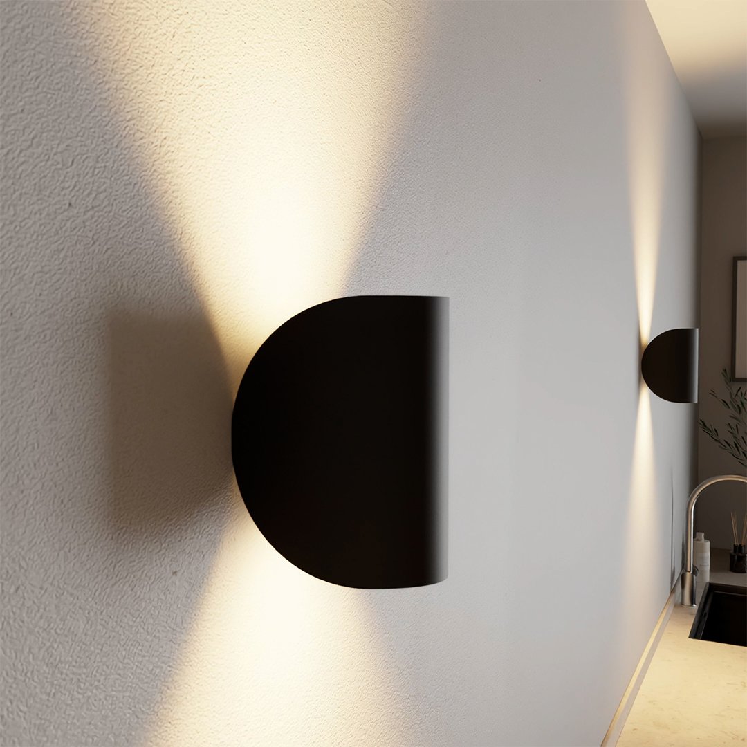 SolaraGlow Diffuseret Varm Væglampe Til Stuer Og Arbejdsområder