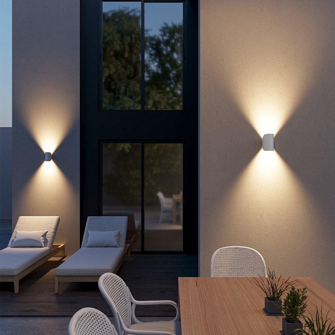 SolaraGlow Diffuseret Varm Væglampe Til Stuer Og Arbejdsområder