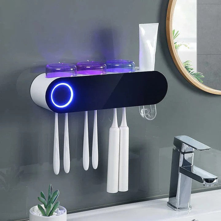 Tandbørsteholder med automatisk desinfektion | BrushDock