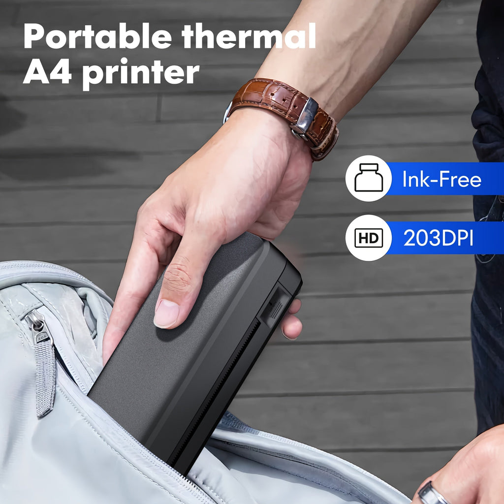 MiniThermo Trådløs Printer – Kompakt Printbekvemmelighed til På-farten
