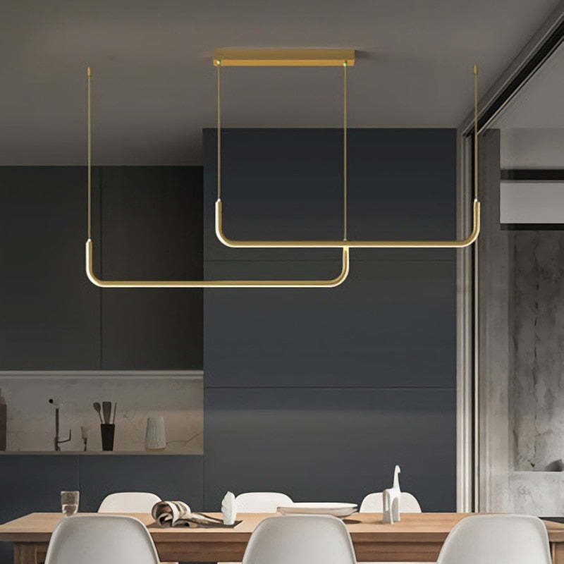 EdgeGlow Pendel LED Lys Med Metal Konstruktion Og Silikone Belægning