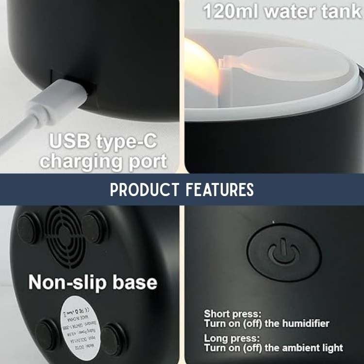 Stearinlys Aroma Æterisk Olie Diffuser