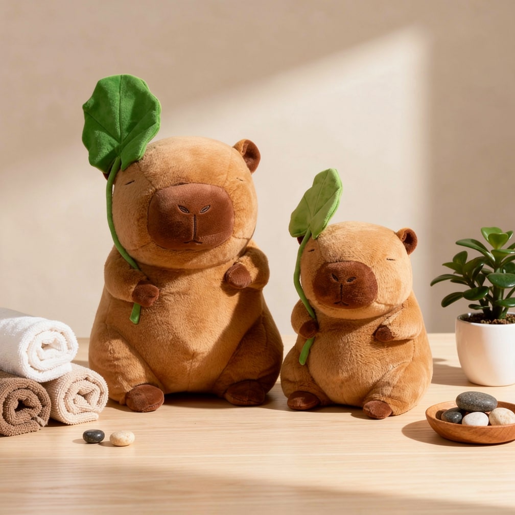 Capybara Krammedyr til babyer, børn og voksne | Sødt krammedyr | Plüschtier | CapySnug