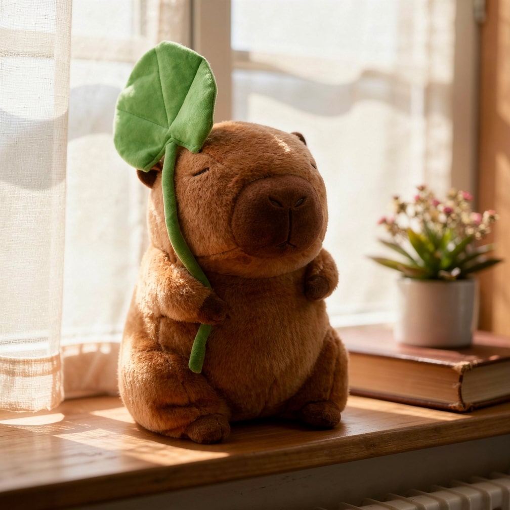 Capybara Krammedyr til babyer, børn og voksne | Sødt krammedyr | Plüschtier | CapySnug