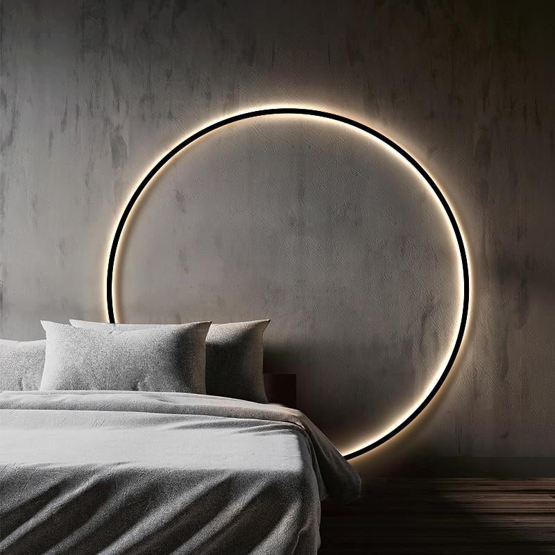 NovaHalo LumaNova Rund Væglampe til Moderne Minimalistiske Interiører