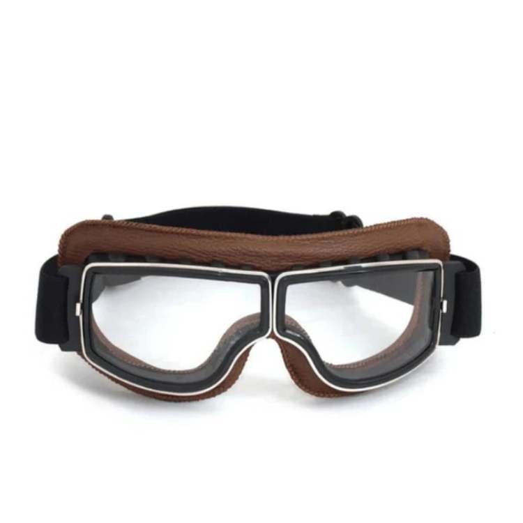 ClassicRide Vintage Læder Motorcykel Goggles