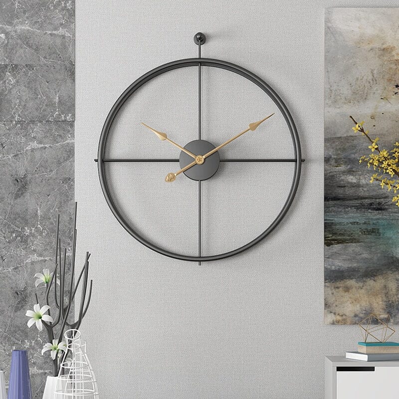 Indretning & Dekoration Stor Væglampe med Geometrisk Metal Design og Stille Mekanisme