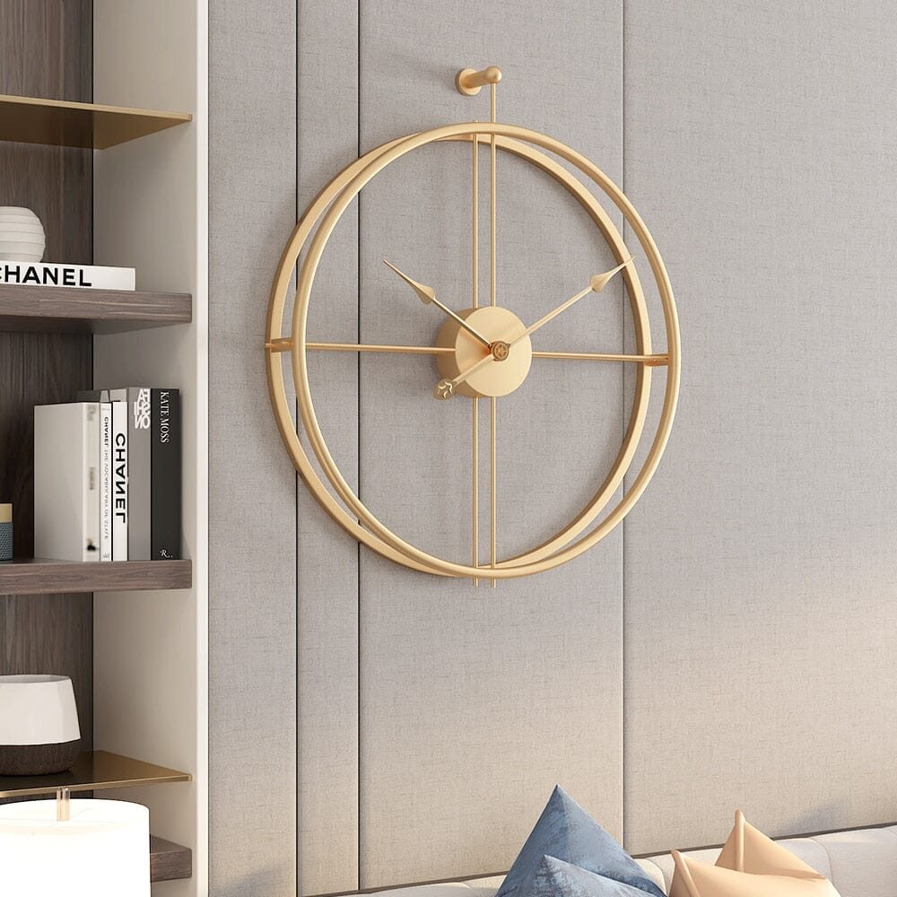 Indretning & Dekoration Stor Væglampe med Geometrisk Metal Design og Stille Mekanisme