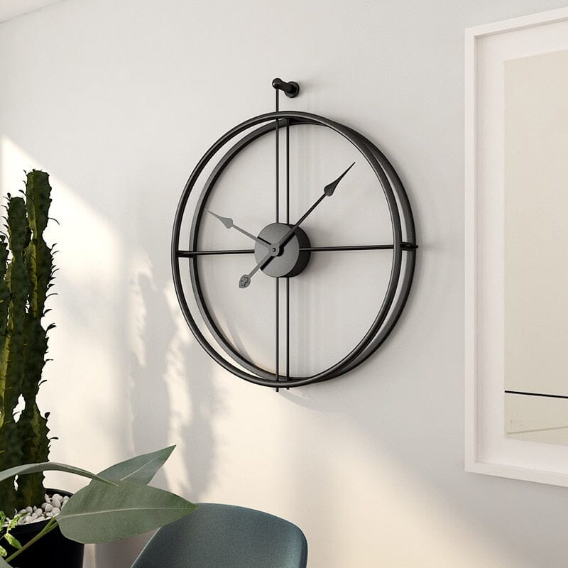 Indretning & Dekoration Stor Væglampe med Geometrisk Metal Design og Stille Mekanisme