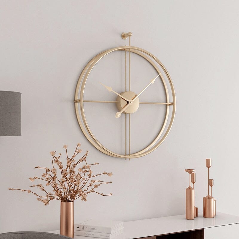 Indretning & Dekoration Stor Væglampe med Geometrisk Metal Design og Stille Mekanisme