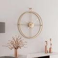 Indretning & Dekoration Stor Væglampe med Geometrisk Metal Design og Stille Mekanisme