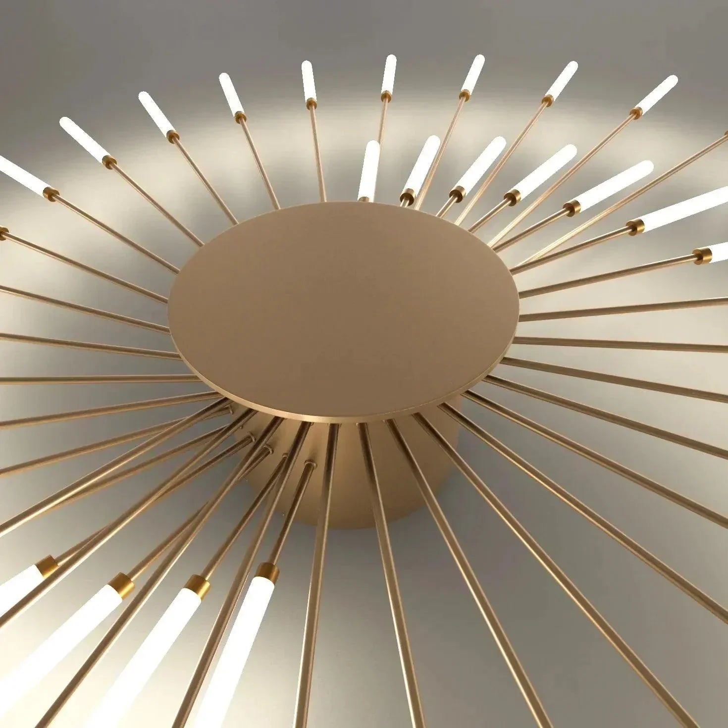 Moderne LED Loftlampe - Snurrende Fyrværkeri Design